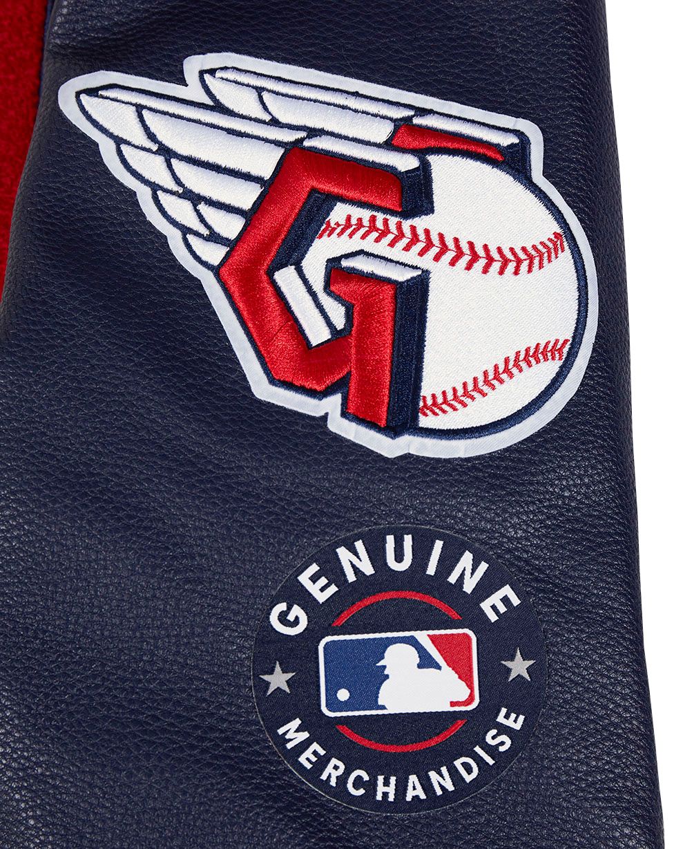 Pro Standard Men's Cleveland Guardians Wool Varsity Jacket product image