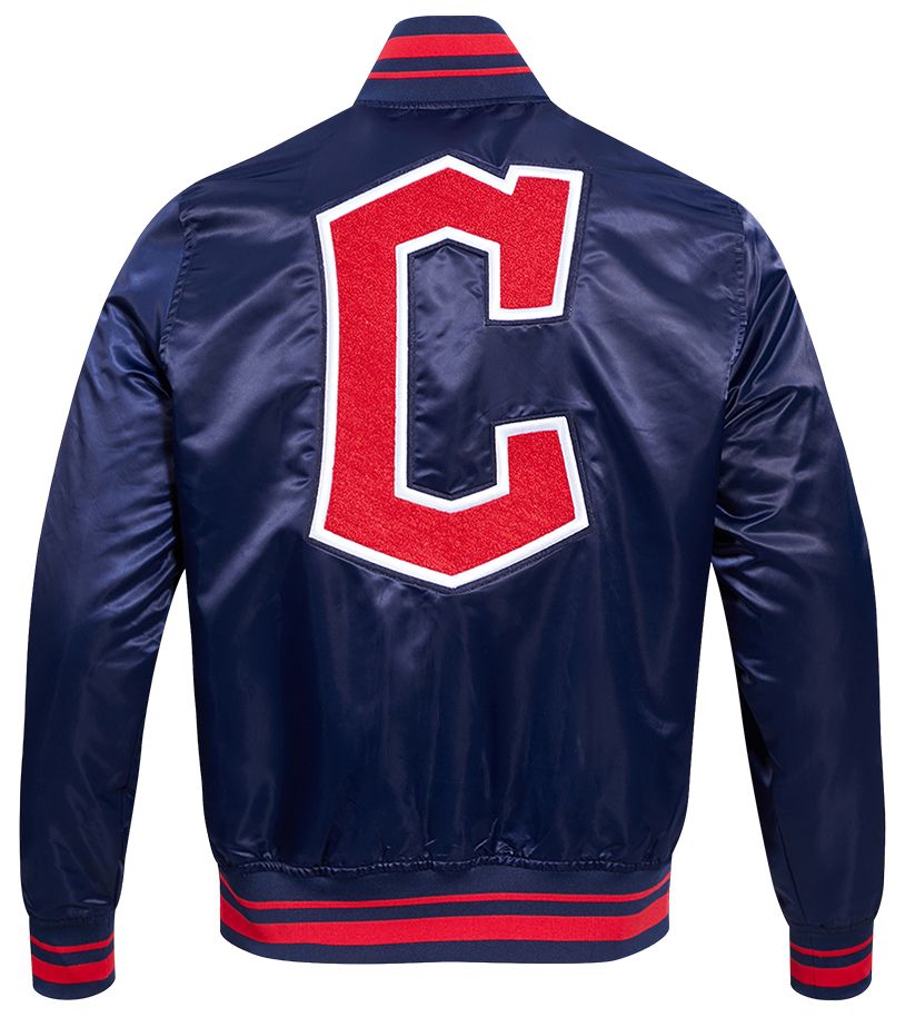 Pro Standard Men's Cleveland Guardians Retro Rib Satin Jacket product image