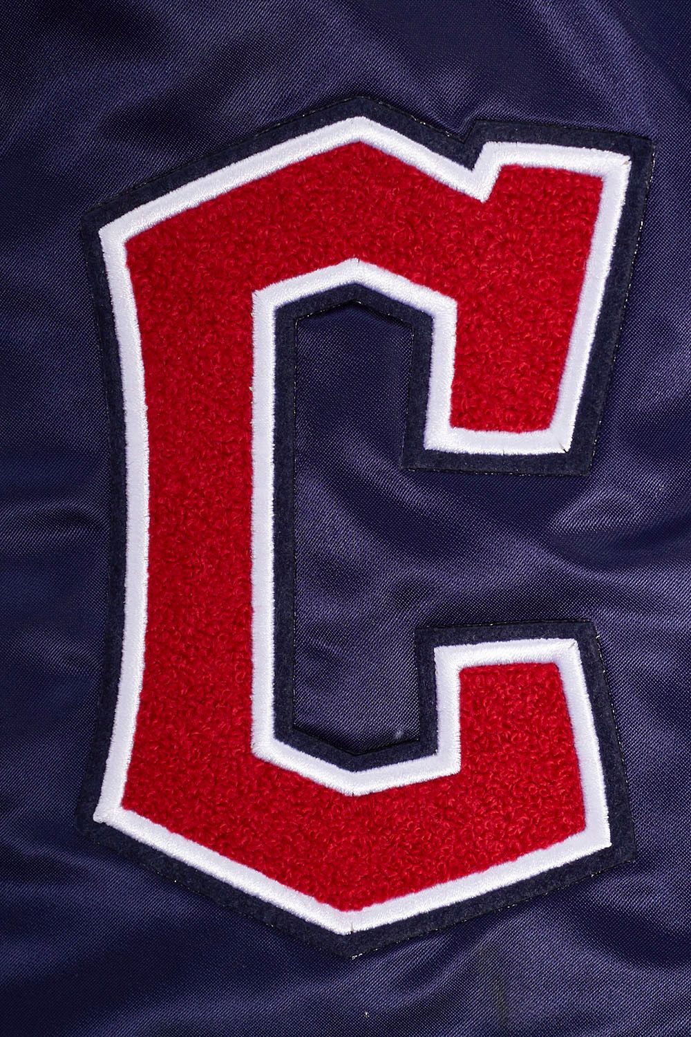 Pro Standard Men's Cleveland Guardians Retro Rib Satin Jacket product image