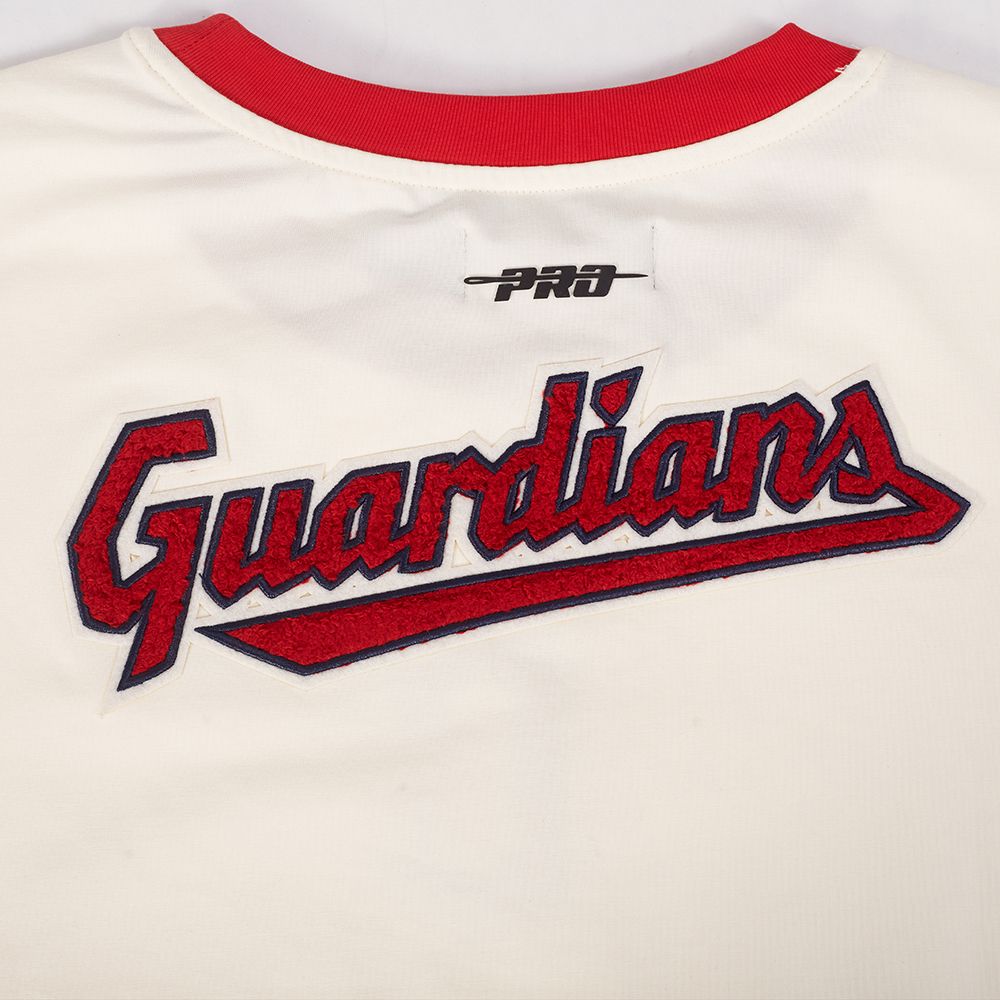 Pro Standard Women's Cleveland Guardians Cream Classic Retro Boxy T-Shirt product image