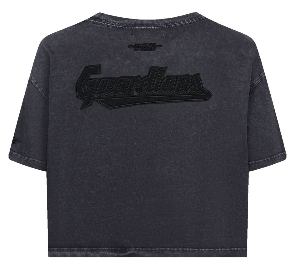 Pro Standard Women's Cleveland Guardians Black Washed Classic T-Shirt product image