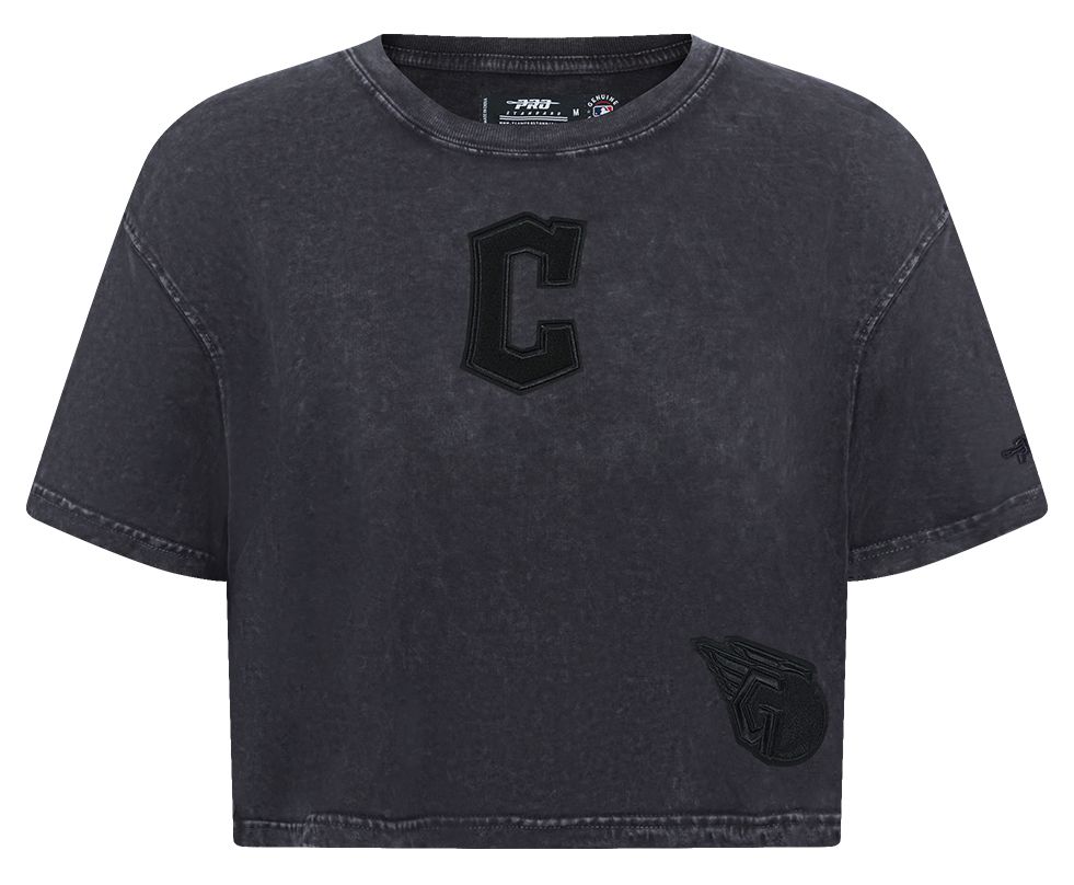 Pro Standard Women's Cleveland Guardians Black Washed Classic T-Shirt product image