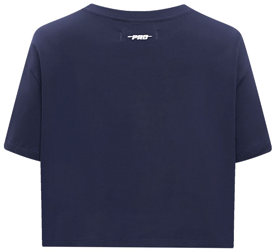 Pro Standard Women's Cleveland Guardians Navy Retro Boxy T-Shirt product image