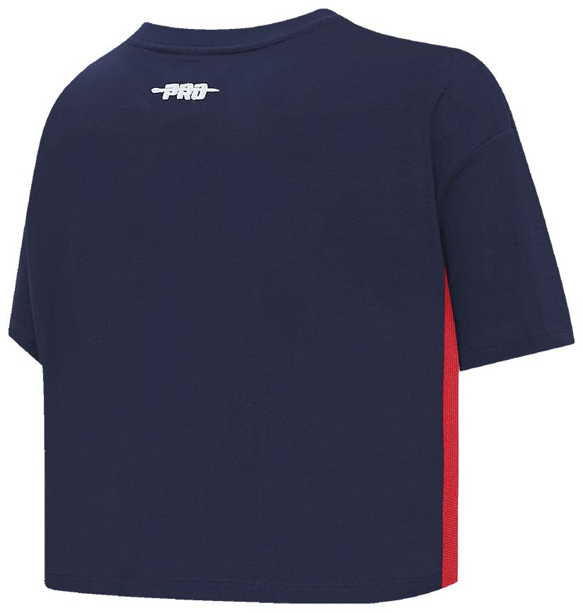Pro Standard Women's Cleveland Guardians Navy Retro Boxy T-Shirt product image