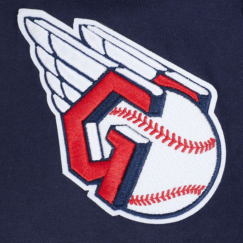 Pro Standard Youth Cleveland Guardians Midnight Navy Script Tail T-Shirt product image