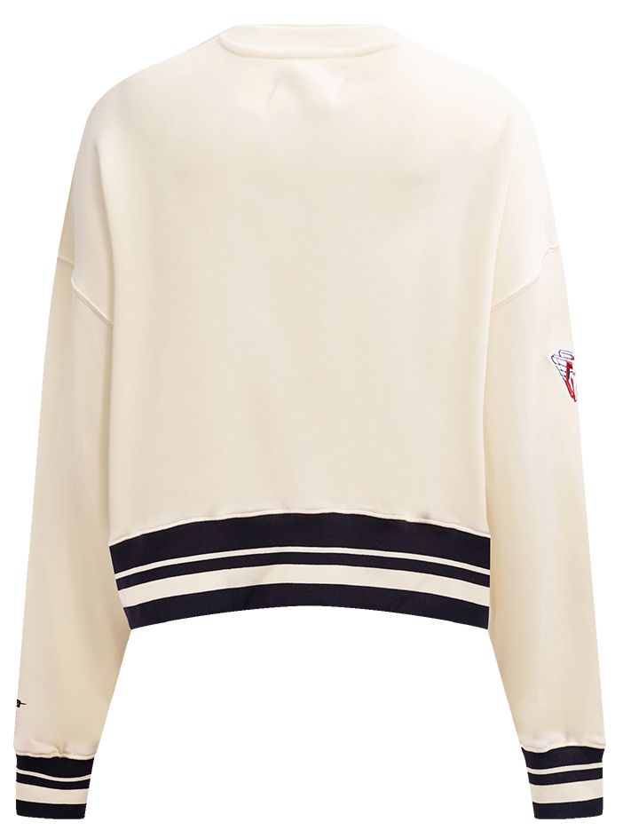 Pro Standard Women's Cleveland Guardians Retro Fleece Crew Neck Sweatshirt product image