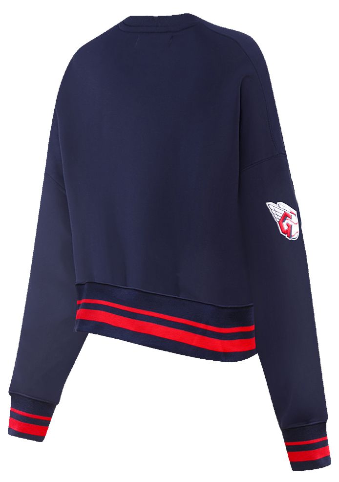 Pro Standard Women's Cleveland Guardians Retro Fleece Crew Neck Sweatshirt product image