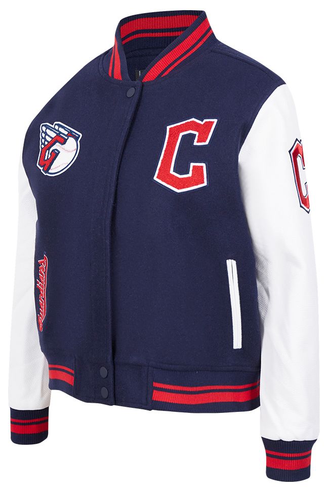 Pro Standard Women's Cleveland Guardians Retro Varsity Jacket product image