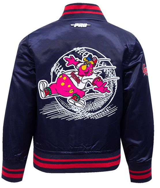 Pro Standard Toddler Cleveland Guardians Navy Satin Jacket product image