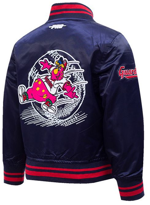 Pro Standard Toddler Cleveland Guardians Navy Satin Jacket product image