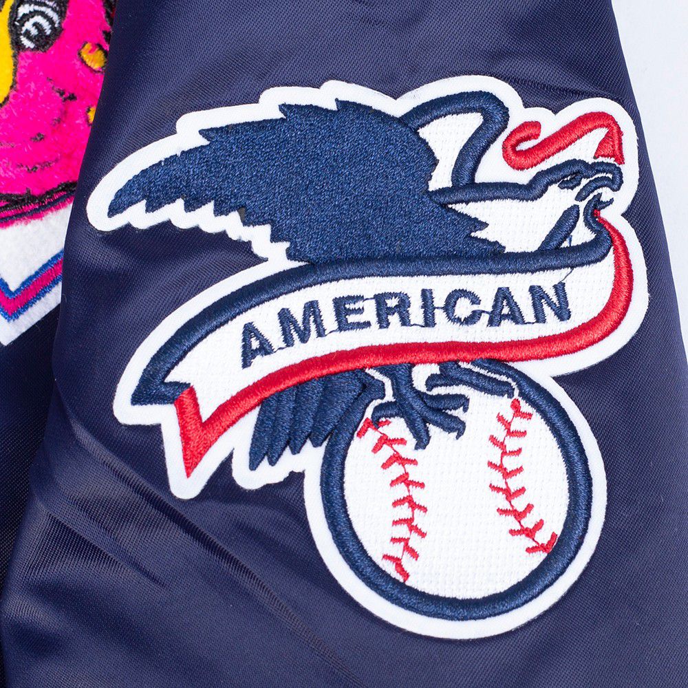 Pro Standard Toddler Cleveland Guardians Navy Satin Jacket product image