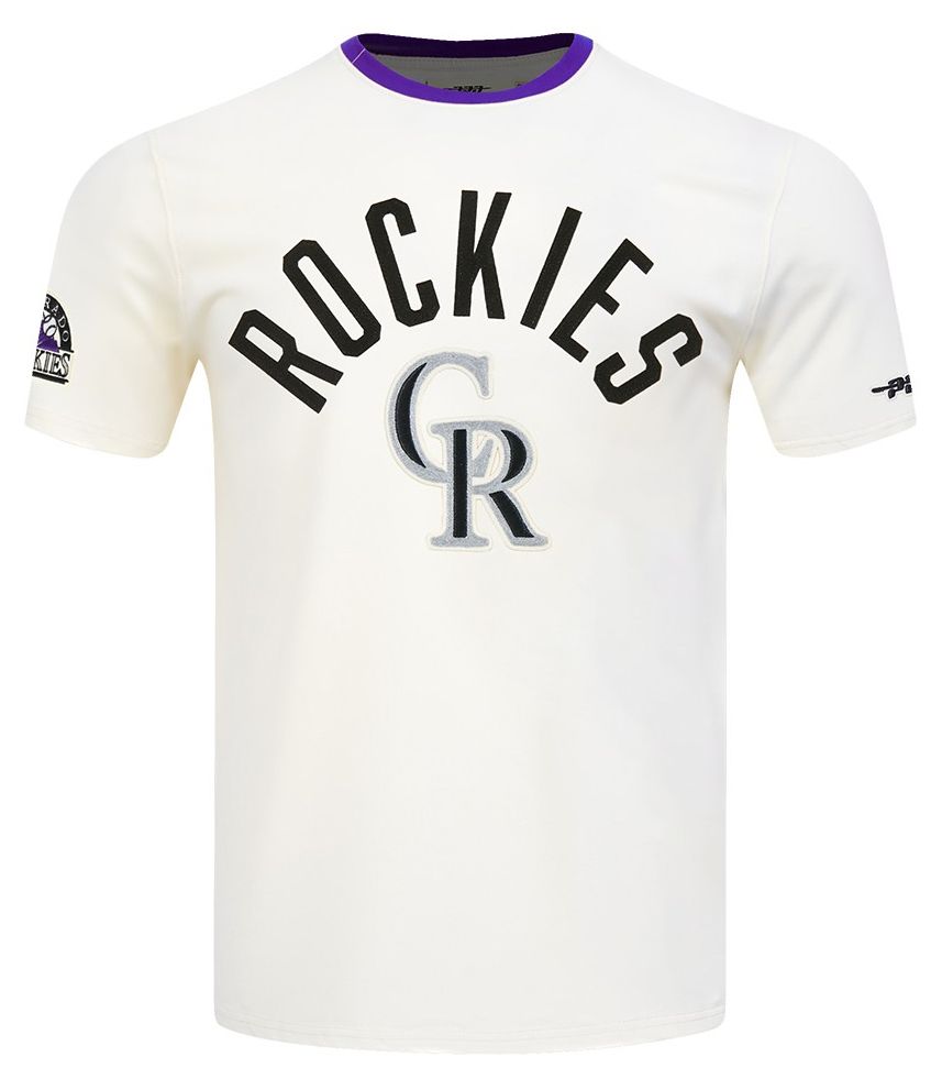 Pro Standard Men's Colorado Rockies Cream Modern Originals T-Shirt product image