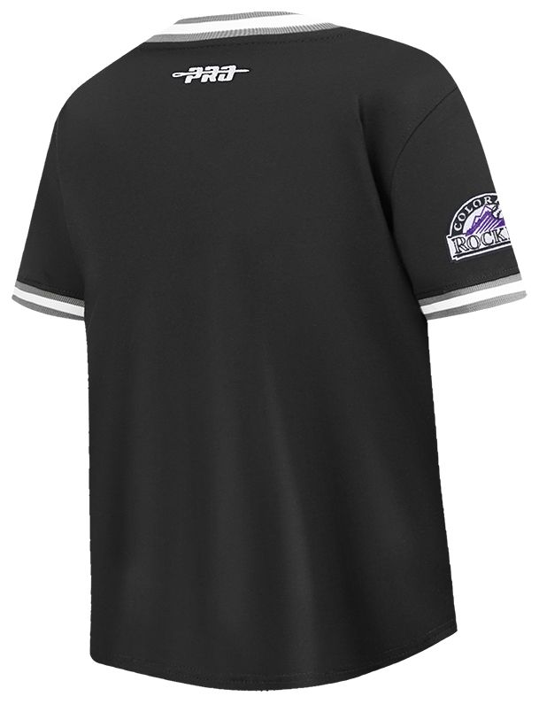 Pro Standard Youth Colorado Rockies Black Classic Retro T-Shirt product image