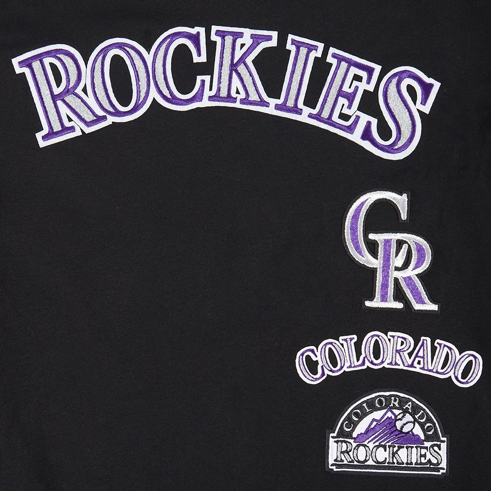 Pro Standard Youth Colorado Rockies Black Classic Retro T-Shirt product image