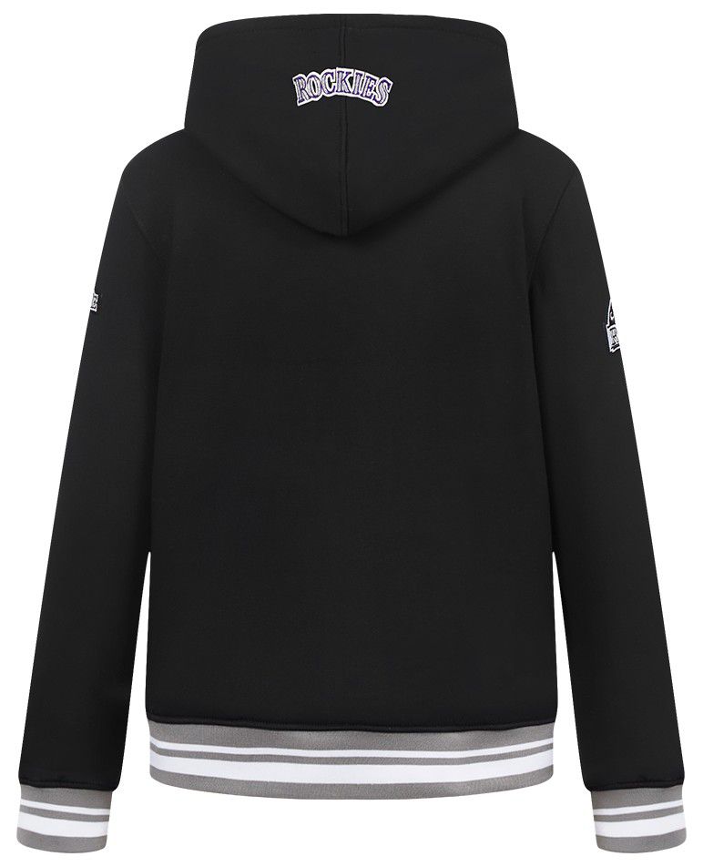 Pro Standard Boys' Colorado Rockies Black Classic Fleece Pullover Hoodie product image