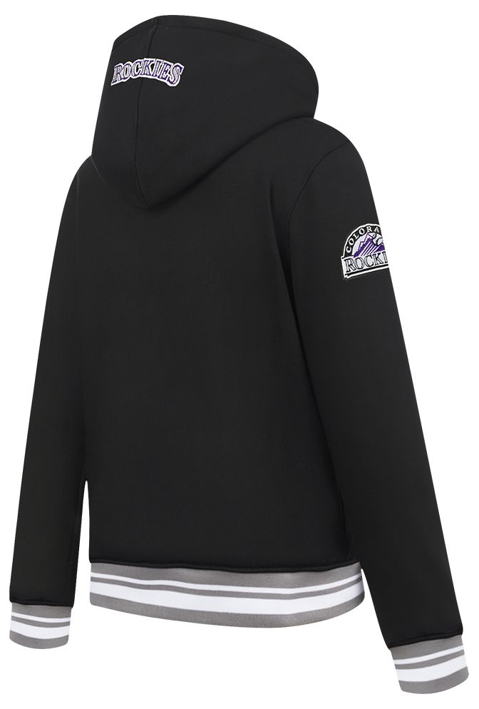 Pro Standard Boys' Colorado Rockies Black Classic Fleece Pullover Hoodie product image