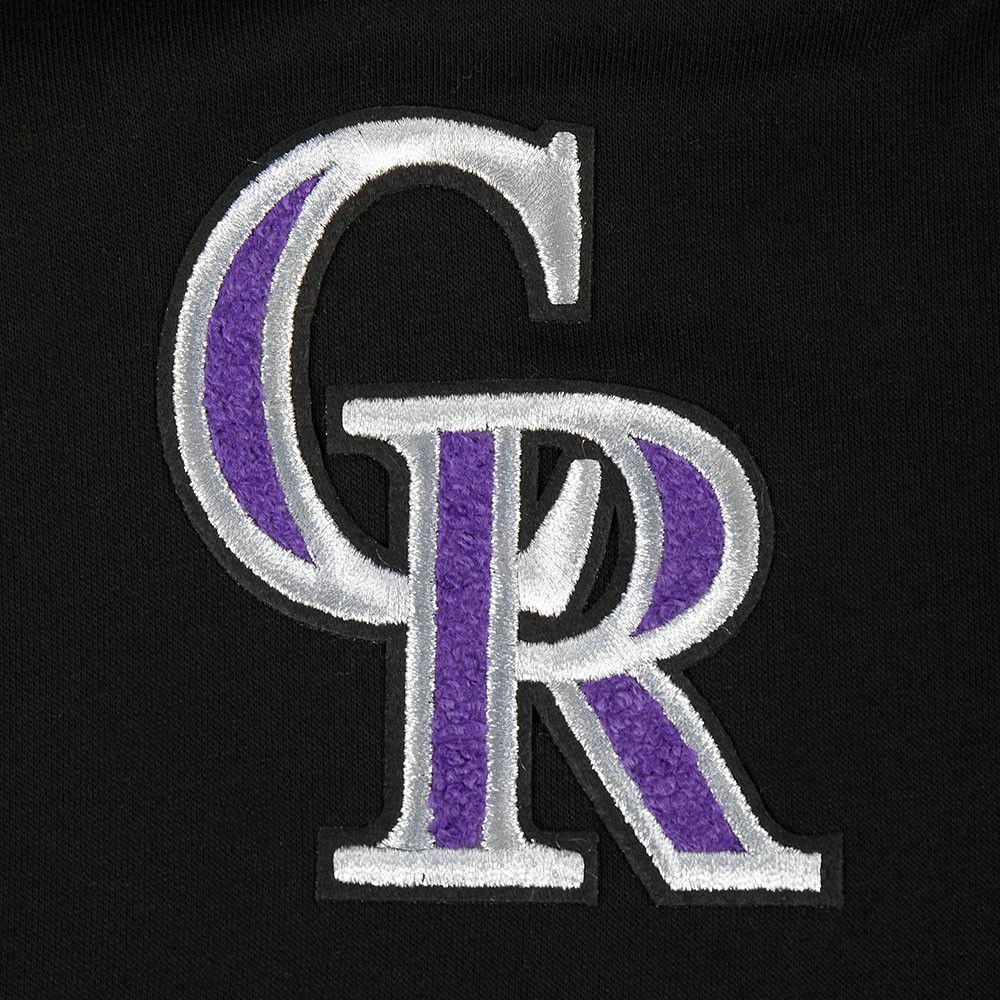 Pro Standard Boys' Colorado Rockies Black Classic Fleece Pullover Hoodie product image