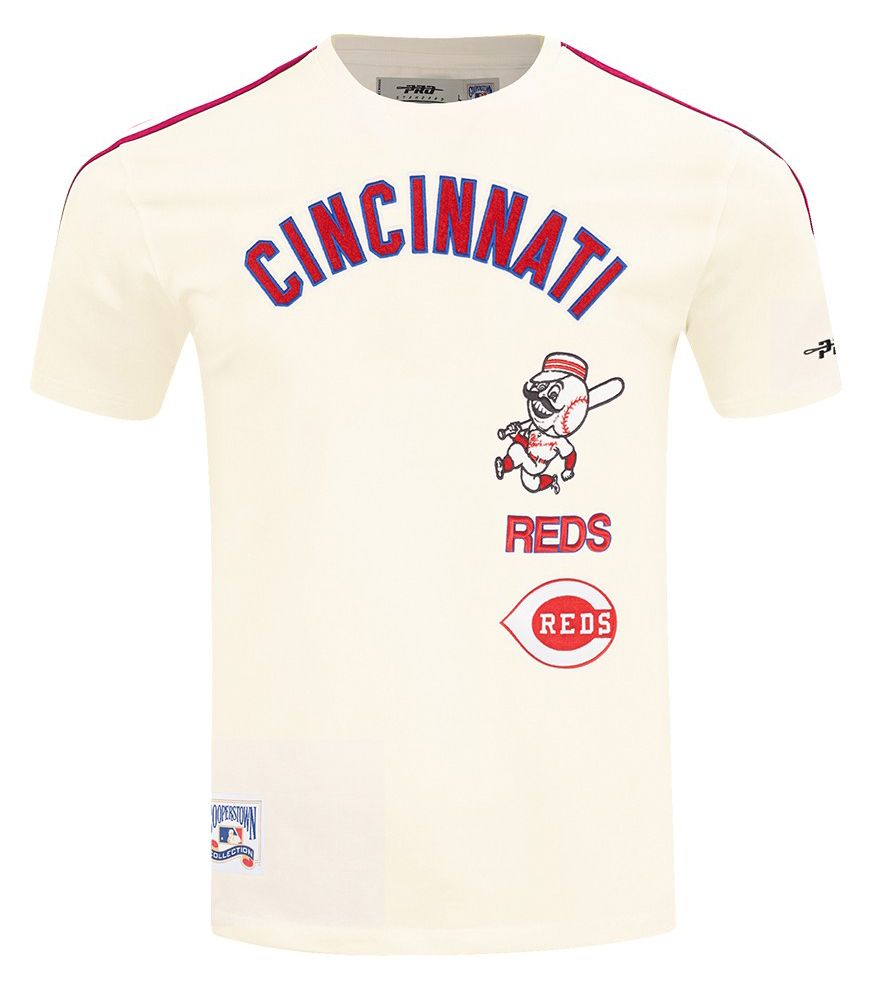 Pro Standard Men's Cincinnati Reds Cream Retro Classic T-Shirt product image