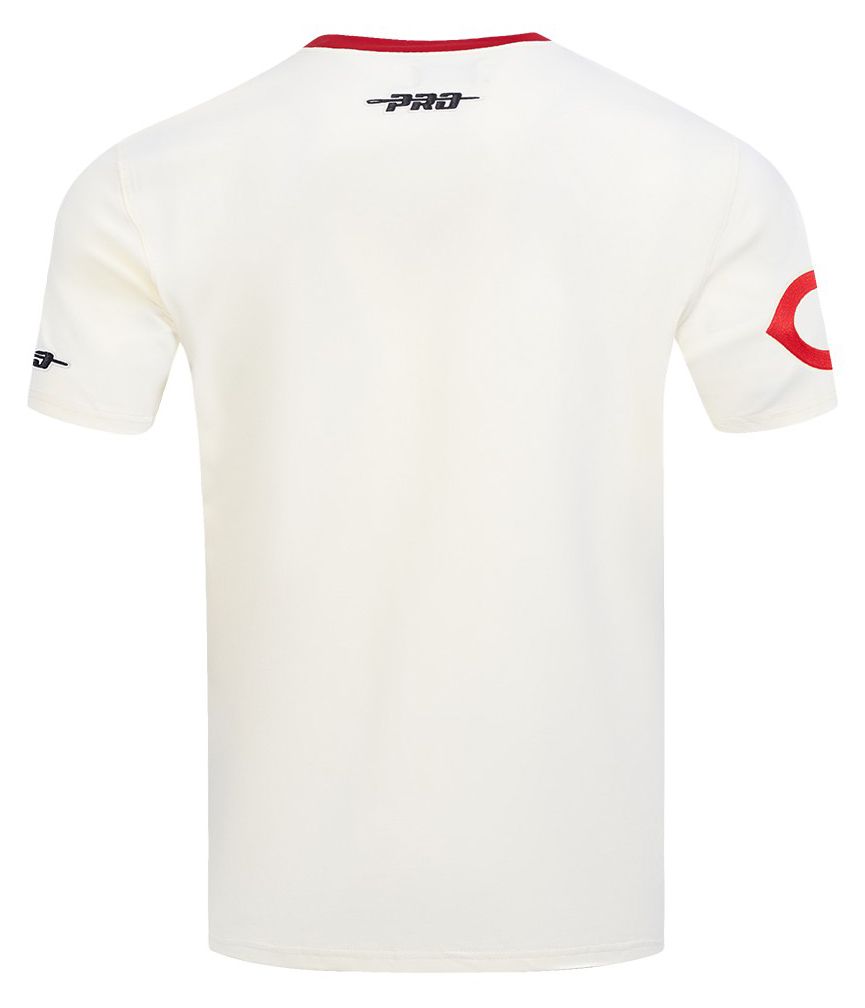Pro Standard Men's Cincinnati Reds Cream Modern Originals T-Shirt product image