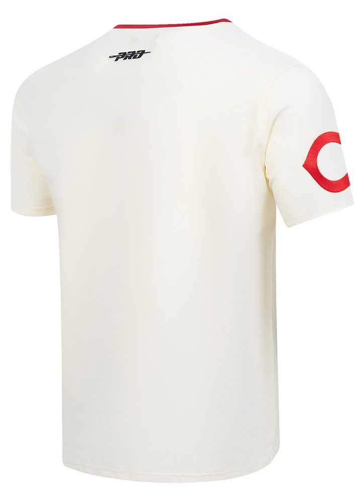 Pro Standard Men's Cincinnati Reds Cream Modern Originals T-Shirt product image
