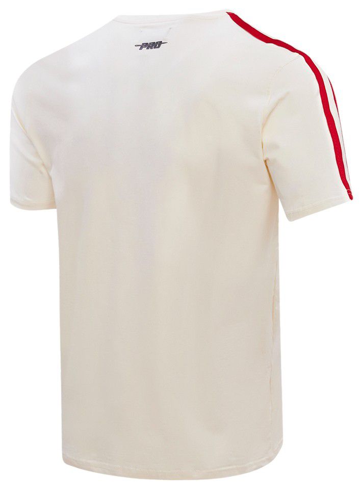 Pro Standard Men's Cincinnati Reds Cream Retro Stripe T-Shirt product image