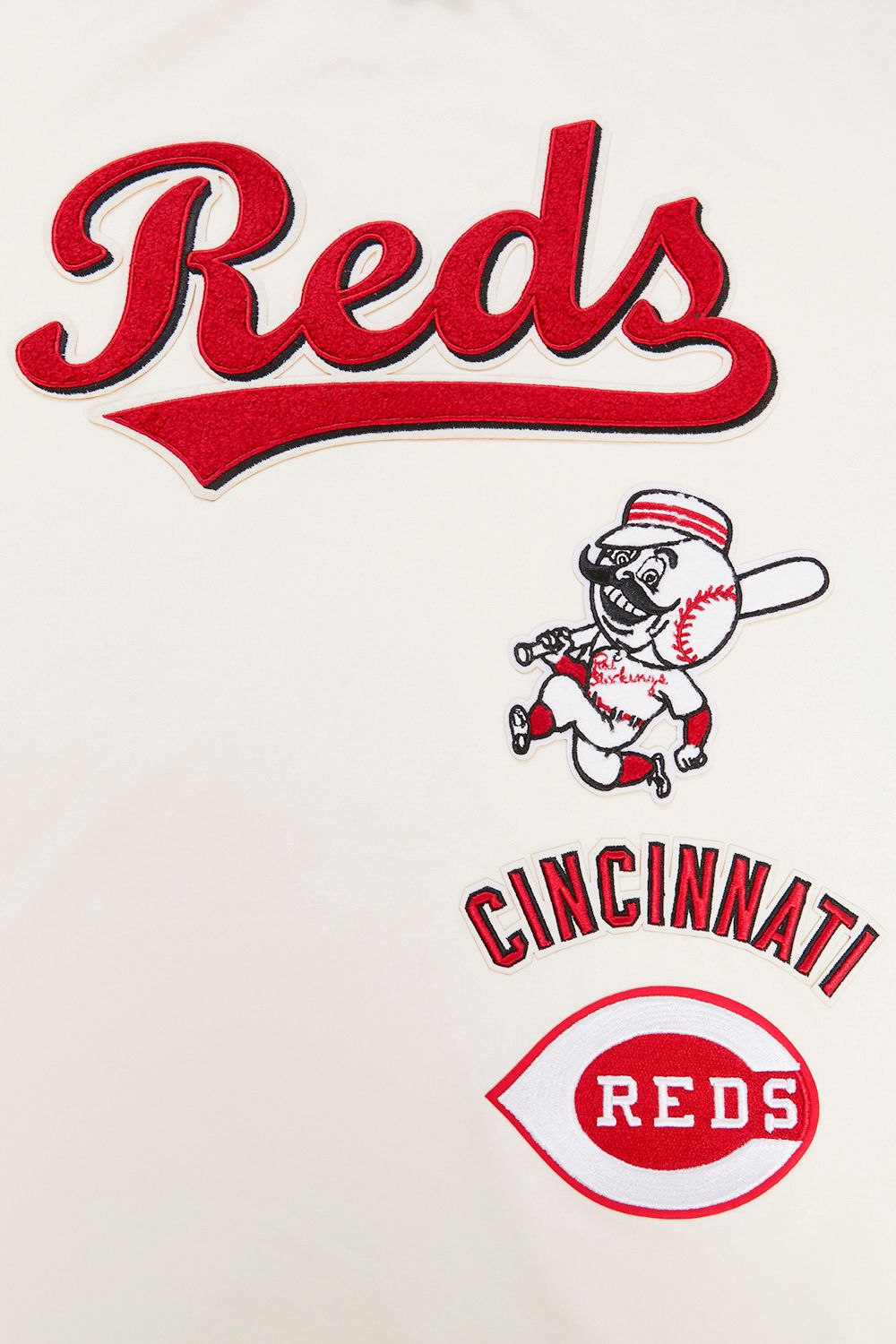 Pro Standard Men's Cincinnati Reds Cream Retro Stripe T-Shirt product image