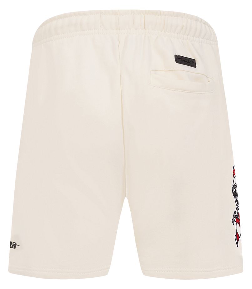 Pro Standard Men's Cincinnati Reds Cream Retro Fleece Shorts product image