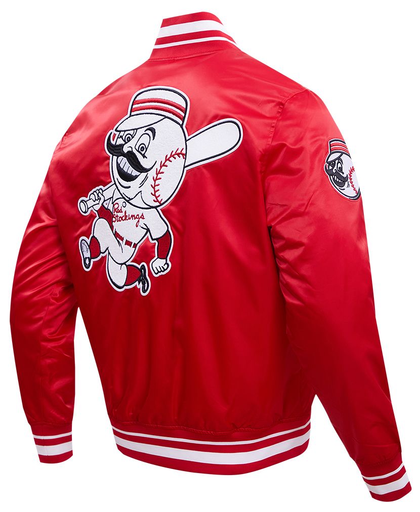 Pro Standard Men's Cincinnati Reds Retro Rib Satin Jacket product image