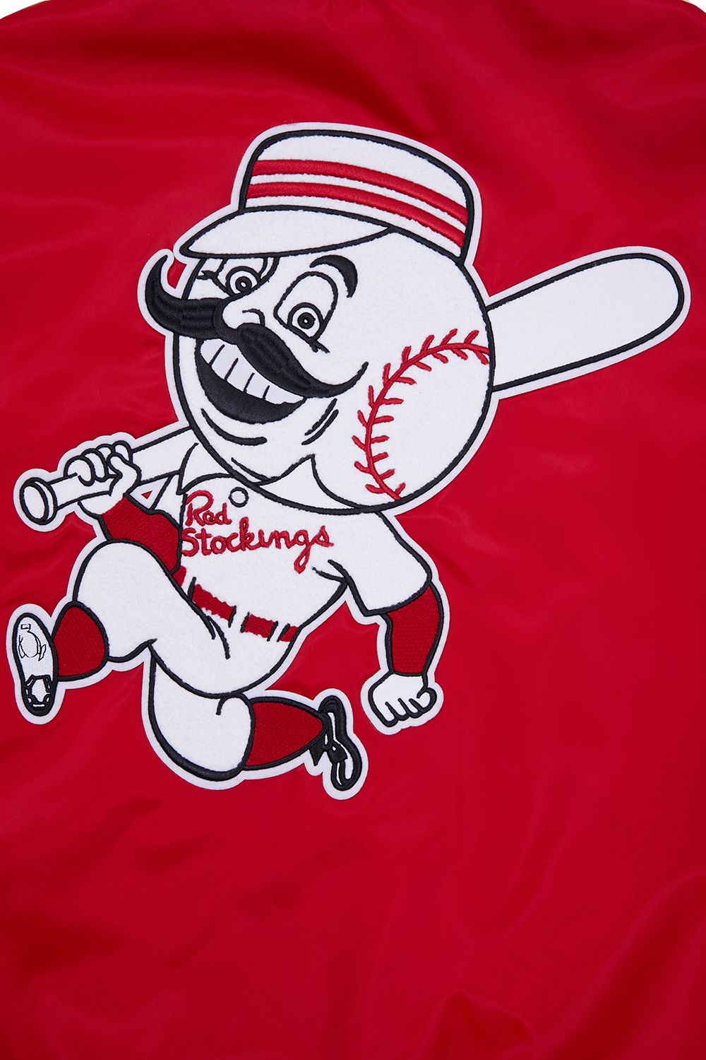 Pro Standard Men's Cincinnati Reds Retro Rib Satin Jacket product image