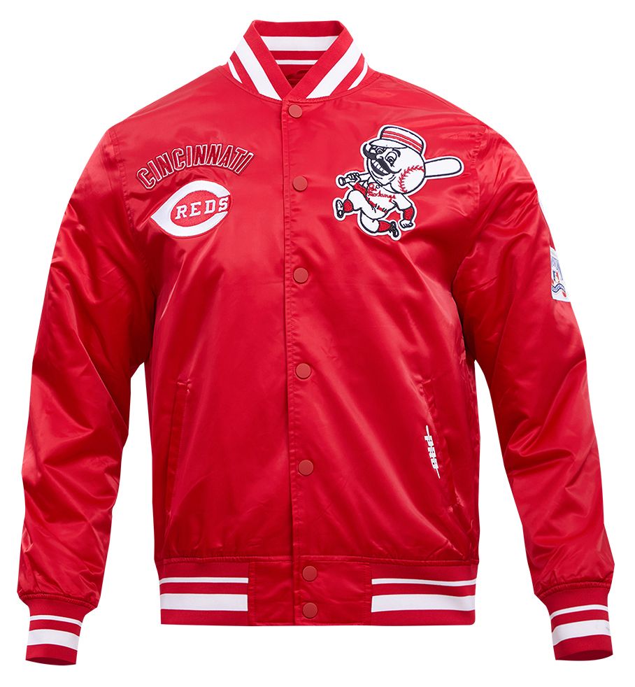 Pro Standard Men's Cincinnati Reds Retro Rib Satin Jacket product image