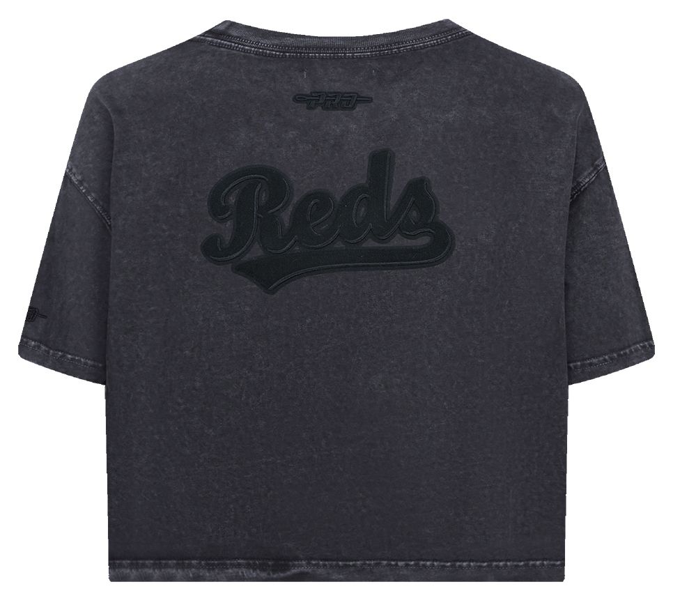 Pro Standard Women's Cincinnati Reds Black Washed Classic T-Shirt product image