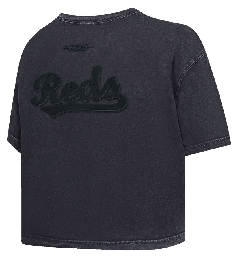Pro Standard Women's Cincinnati Reds Black Washed Classic T-Shirt product image