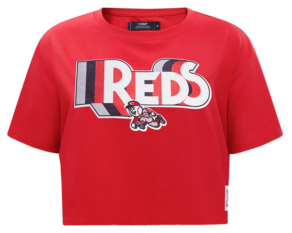 Pro Standard Women's Cincinnati Reds Red Retro Boxy T-Shirt product image