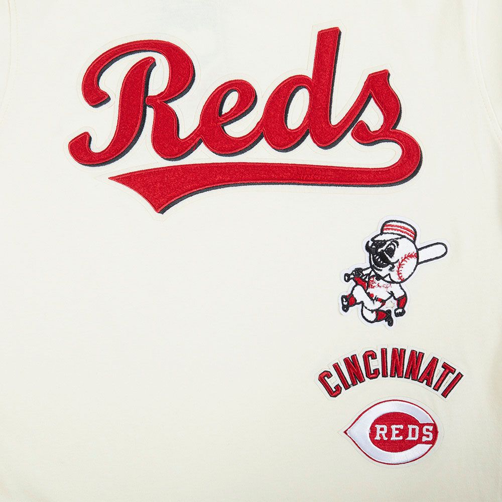 Pro Standard Youth Cincinnati Reds Cream Classic Retro T-Shirt product image