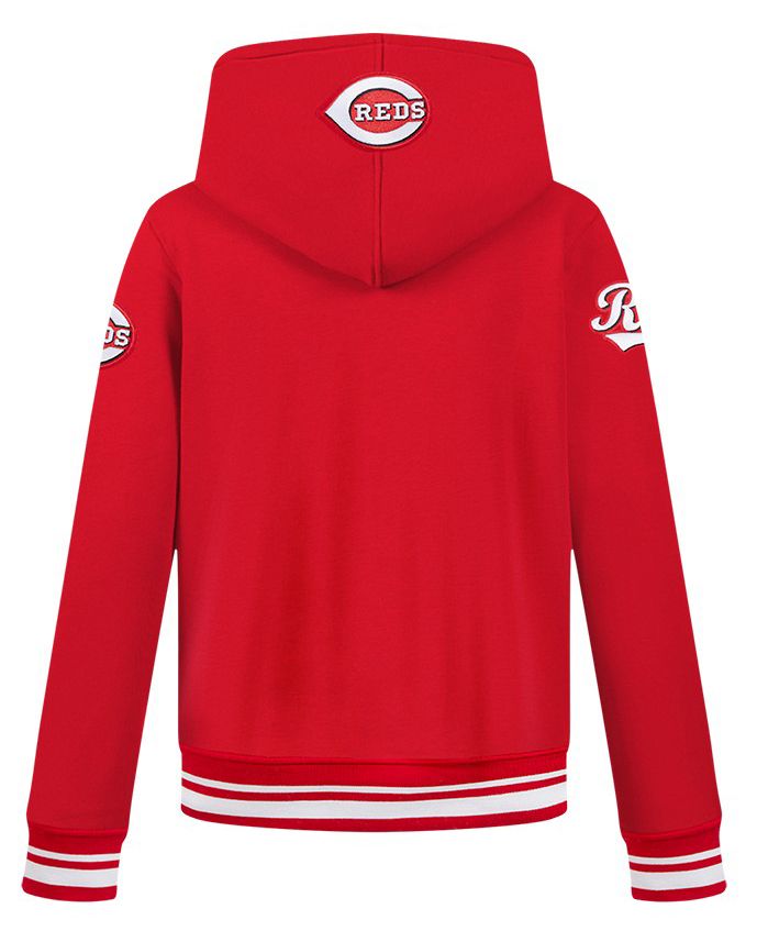 Pro Standard Youth Cincinnati Reds Red Script Tail Ribbed Fleece Hoodie product image