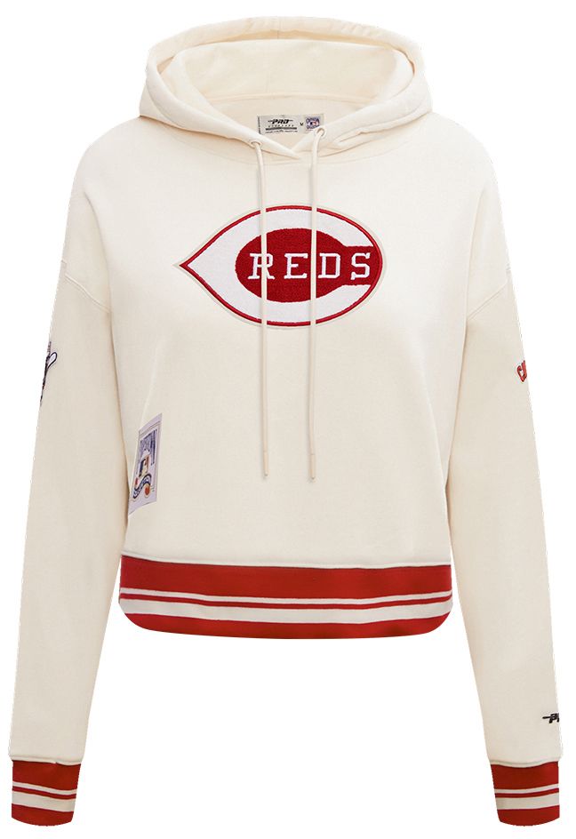 Pro Standard Women's Cincinnati Reds Retro Cropped Fleece Hoodie product image