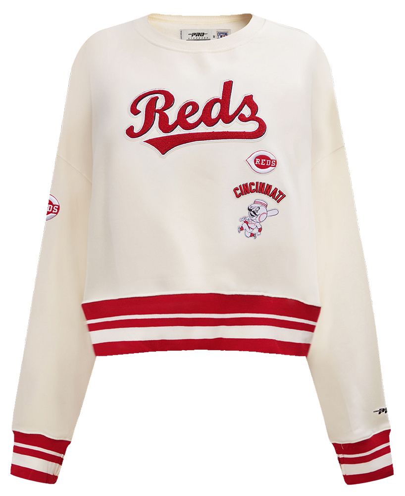 Pro Standard Women's Cincinnati Reds Retro Fleece Crew Neck Sweatshirt product image