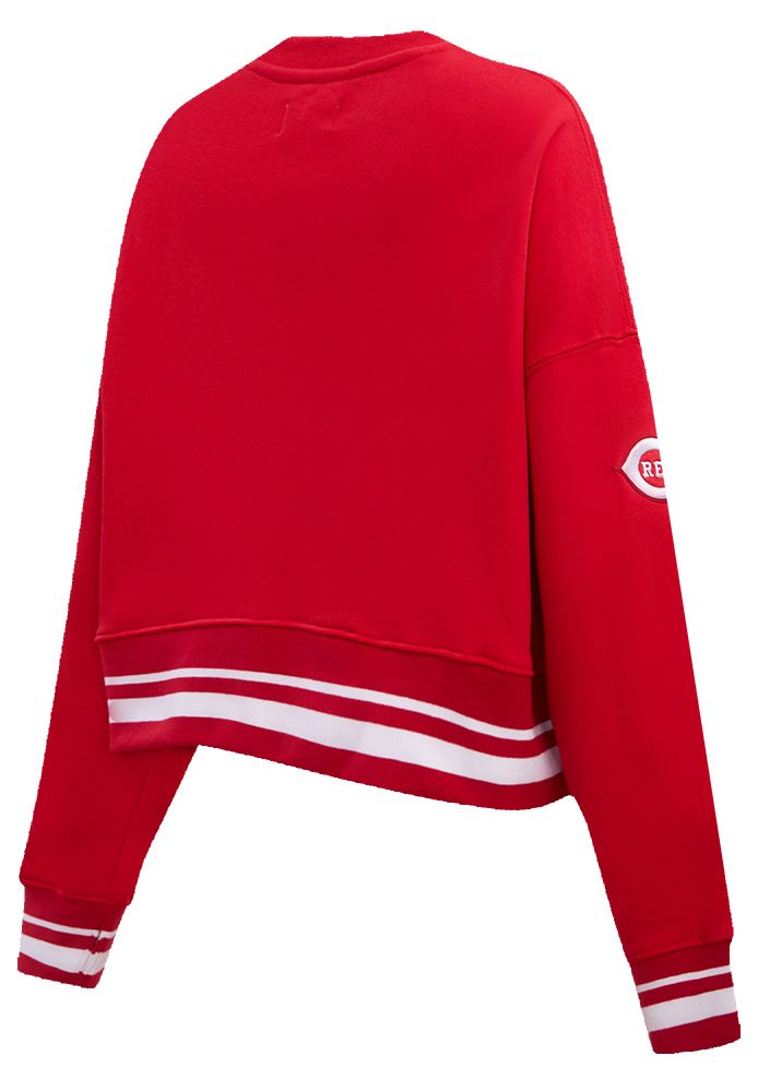 Pro Standard Women's Cincinnati Reds Retro Fleece Crew Neck Sweatshirt product image