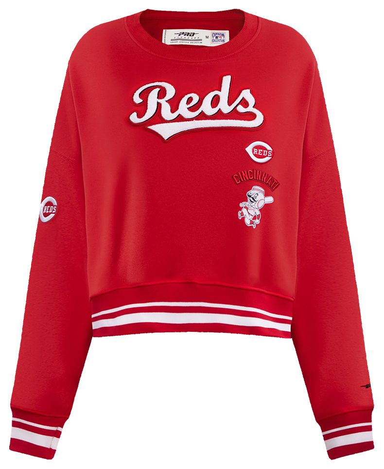 Pro Standard Women's Cincinnati Reds Retro Fleece Crew Neck Sweatshirt product image