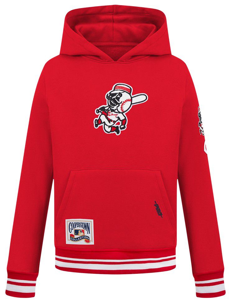 Pro Standard Boys' Cincinnati Reds Red Classic Fleece Pullover Hoodie product image