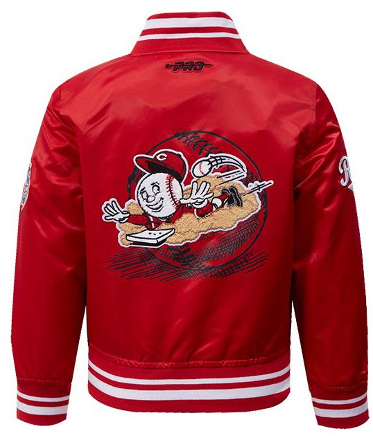 Pro Standard Toddler Cincinnati Reds Red Rib Satin Jacket product image