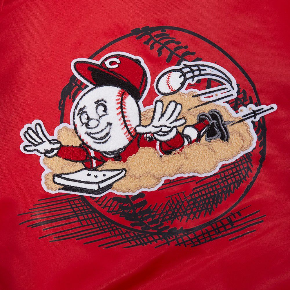 Pro Standard Toddler Cincinnati Reds Red Rib Satin Jacket product image