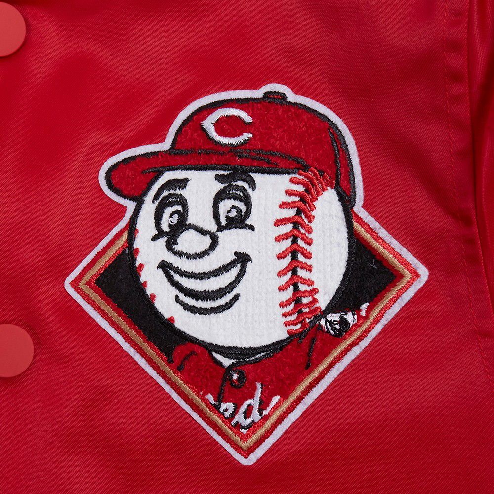 Pro Standard Toddler Cincinnati Reds Red Rib Satin Jacket product image