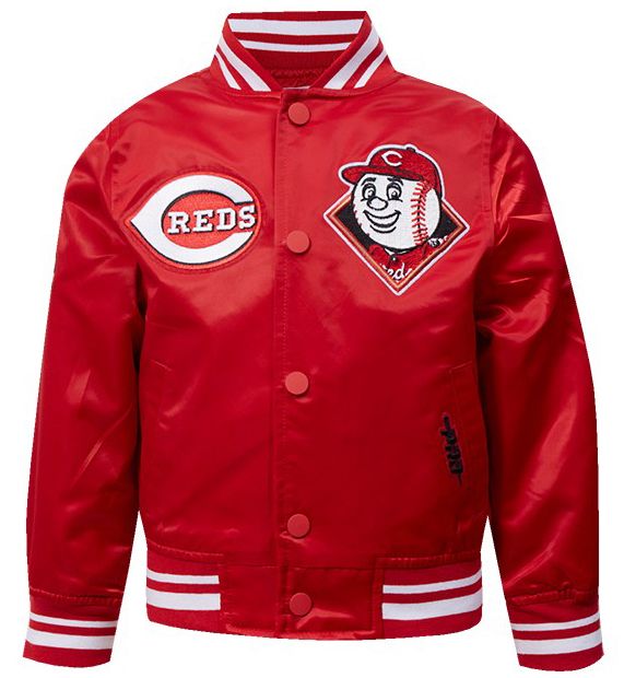 Pro Standard Toddler Cincinnati Reds Red Rib Satin Jacket product image