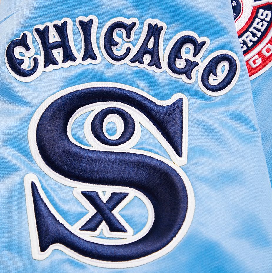 Pro Standard Men's Chicago White Sox Retro Rib Satin Jacket product image