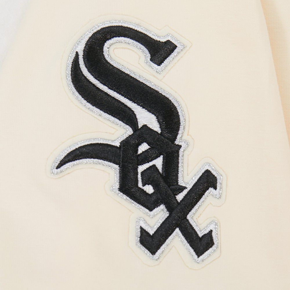 Pro Standard Women's Chicago White Sox Cream Ringer Souvenir T-Shirt product image
