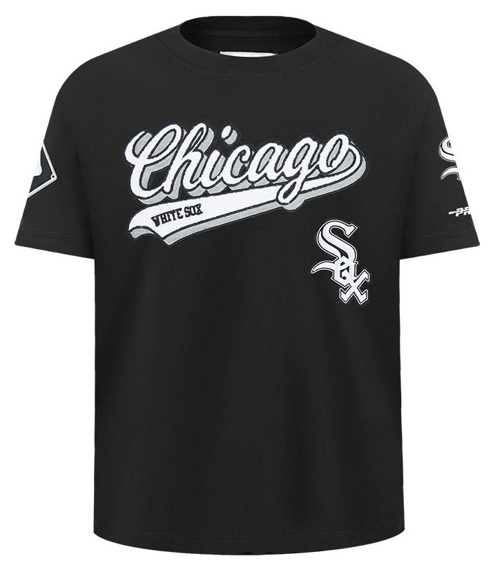 Pro Standard Youth Chicago White Sox Black Script Tail T-Shirt product image