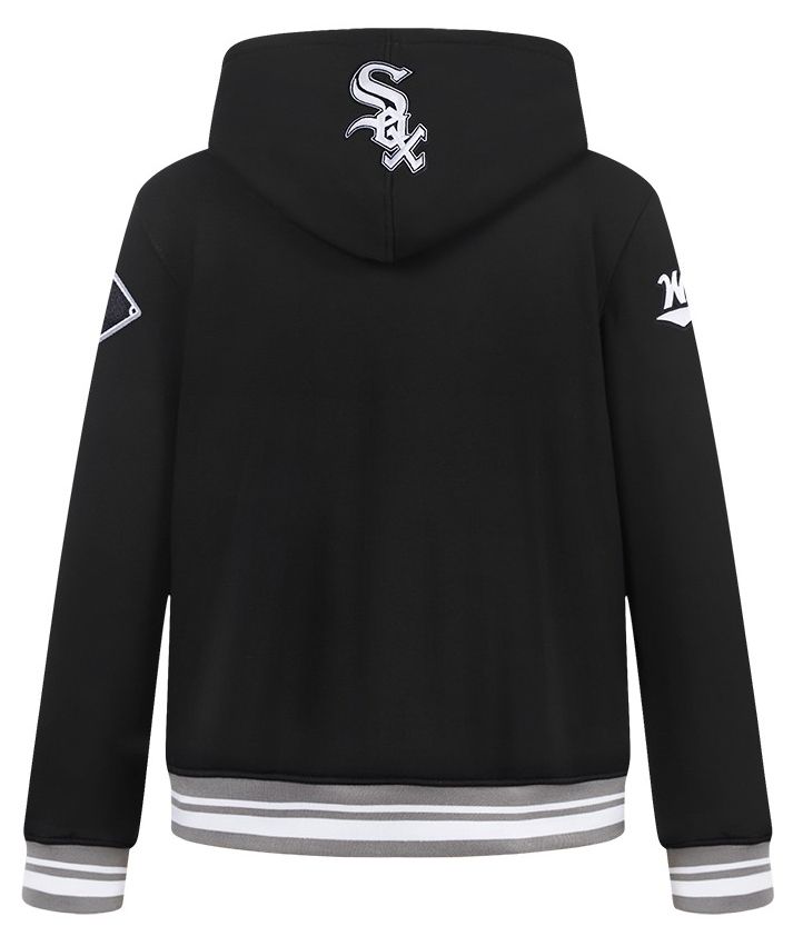 Pro Standard Youth Chicago White Sox Black Script Tail Ribbed Fleece Hoodie product image