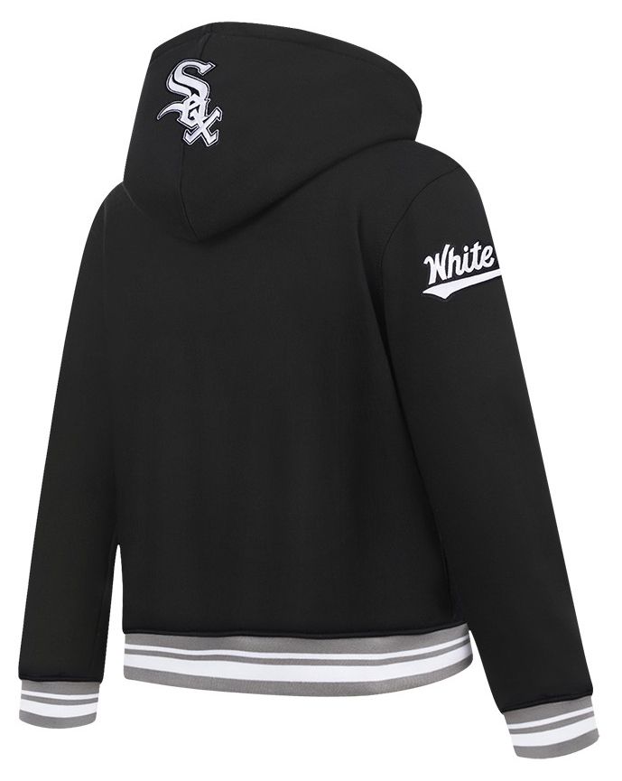 Pro Standard Youth Chicago White Sox Black Script Tail Ribbed Fleece Hoodie product image