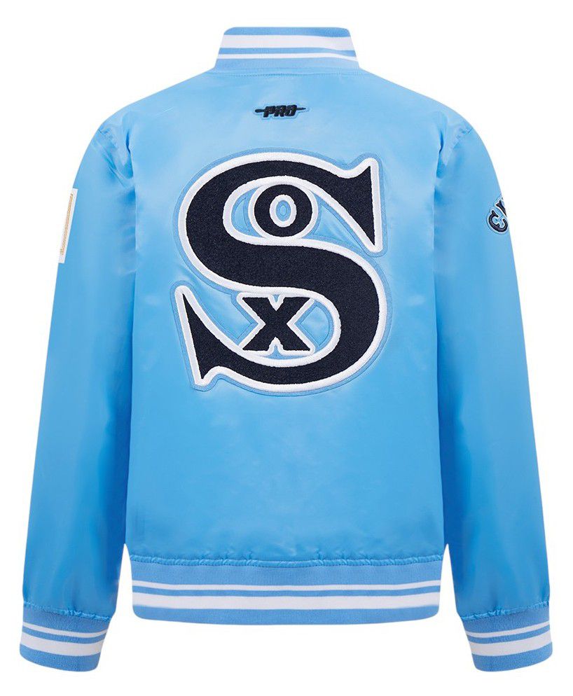 Pro Standard Boys' Chicago White Sox Blue Classic Satin Jacket product image